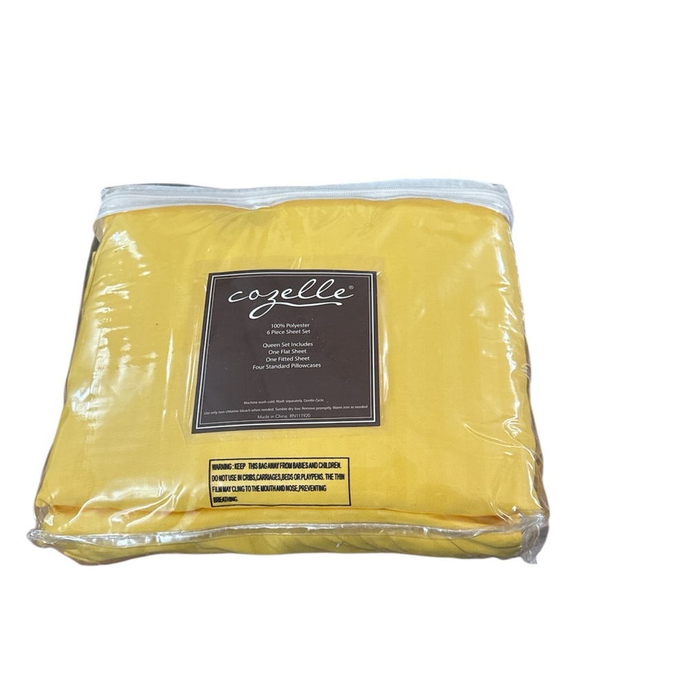 Bright Yellow Duvet Cover Set